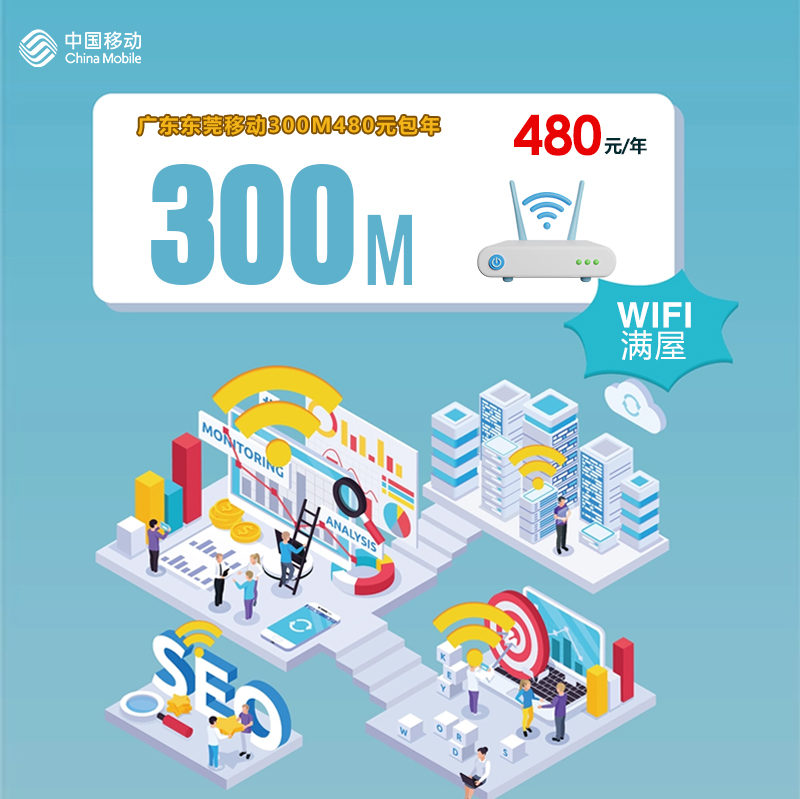 广东东莞移动单宽300M丨广东东莞移动单宽300M